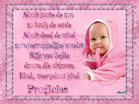 E-card Geboorte