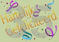 E-card Gefeliciteerd