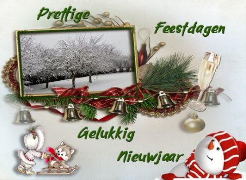 E-card Kerstmis & Nieuwjaar