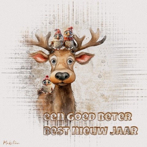 E-card Kerstmis & Nieuwjaar