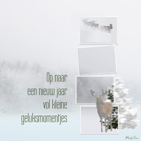E-card Kerstmis & Nieuwjaar