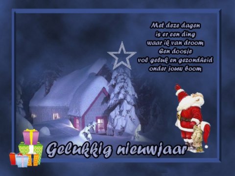 E-card Kerstmis & Nieuwjaar