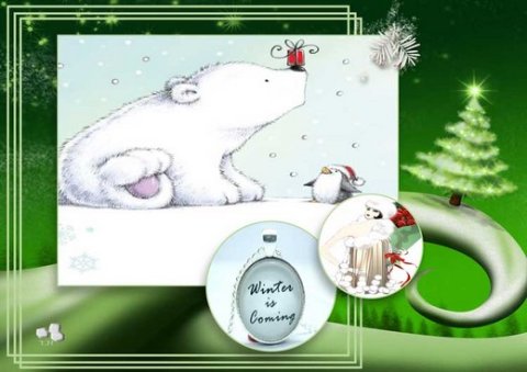 E-card Kerstmis & Nieuwjaar