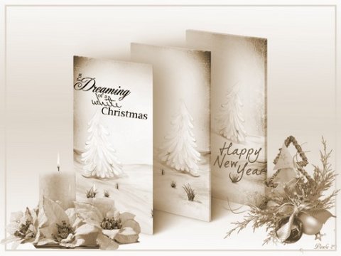 E-card Kerstmis & Nieuwjaar