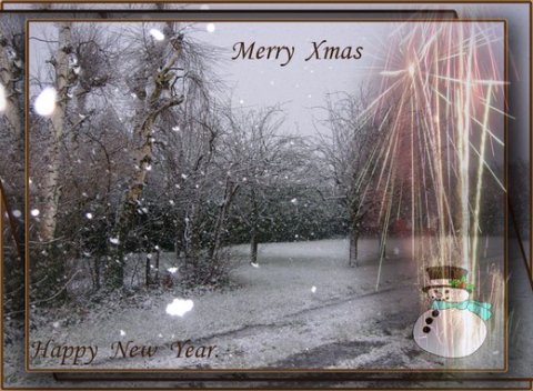 E-card Kerstmis & Nieuwjaar