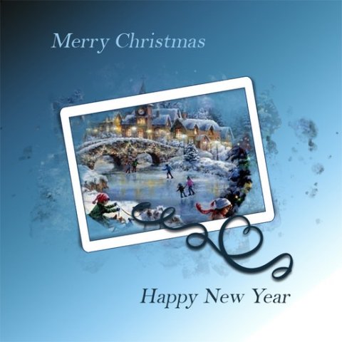 E-card Kerstmis & Nieuwjaar