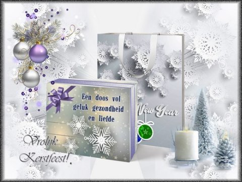 E-card Kerstmis & Nieuwjaar