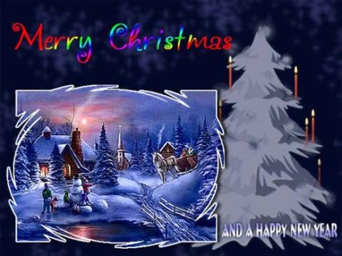 E-card Kerstmis & Nieuwjaar
