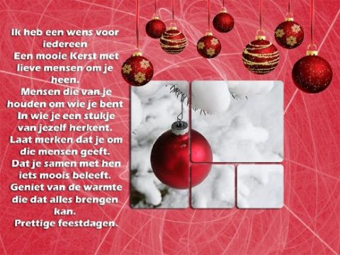 E-card Kerstmis & Nieuwjaar