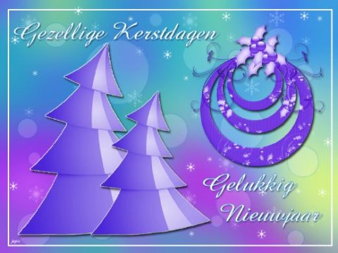E-card Kerstmis & Nieuwjaar