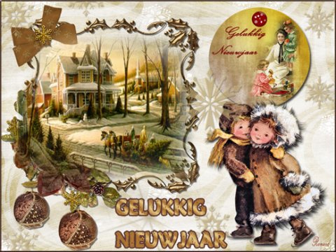 E-card Kerstmis & Nieuwjaar