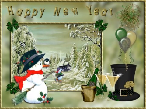E-card Kerstmis & Nieuwjaar