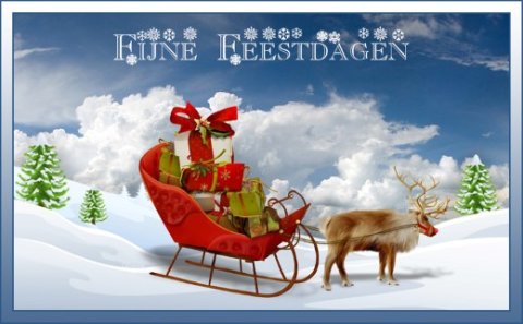 E-card Kerstmis & Nieuwjaar