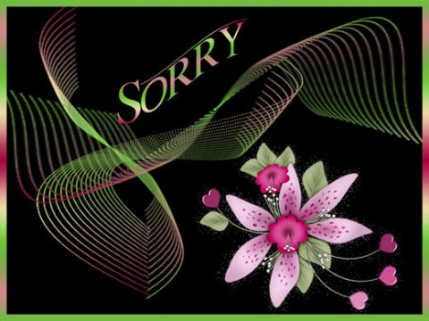 E-card Sorry