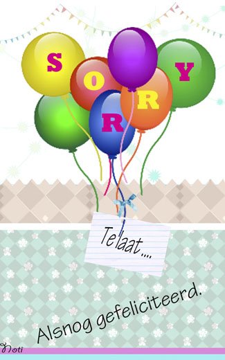E-card Sorry