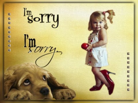 E-card Sorry