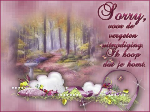 E-card Sorry