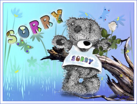 E-card Sorry