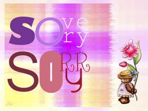 E-card Sorry
