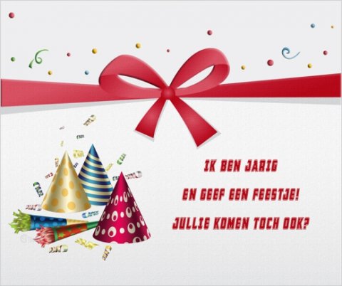 E-card Uitnodiging
