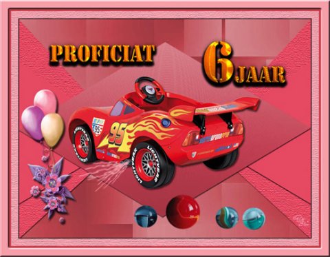 E-card Verjaardag 1-9 jaar