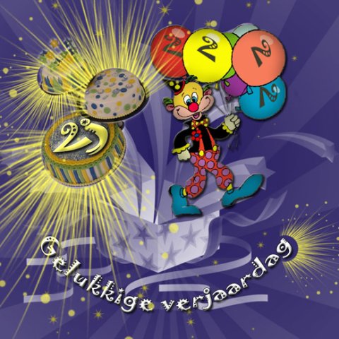 E-card Verjaardag 1-9 jaar