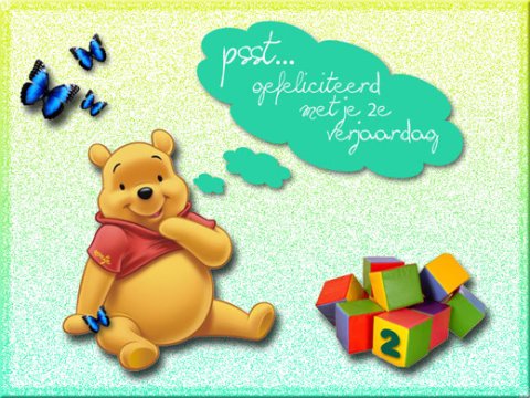 E-card Verjaardag 1-9 jaar