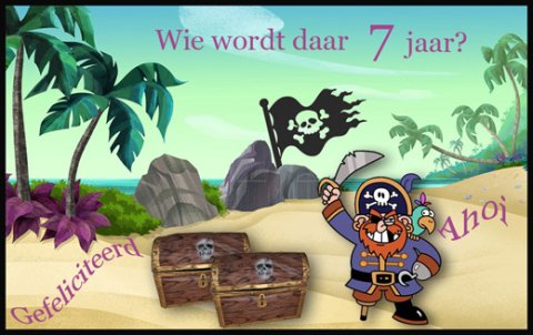 E-card Verjaardag 1-9 jaar