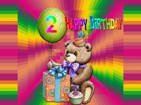 E-card Verjaardag 1-9 jaar
