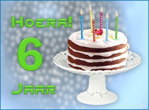 E-card Verjaardag 1-9 jaar