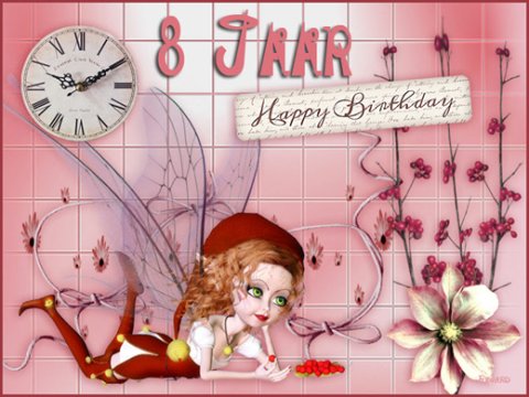 E-card Verjaardag 1-9 jaar