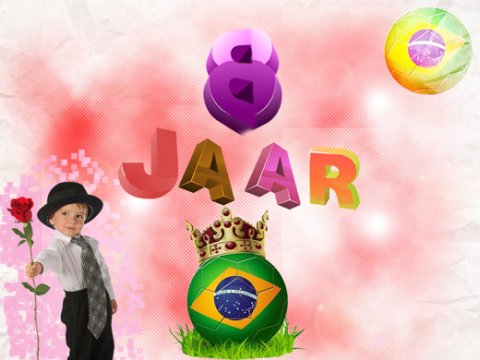 E-card Verjaardag 1-9 jaar