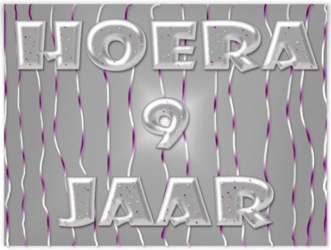 E-card Verjaardag 1-9 jaar