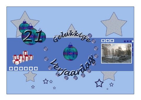 E-card Verjaardag 20-29 jaar