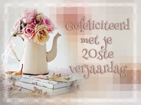E-card Verjaardag 20-29 jaar
