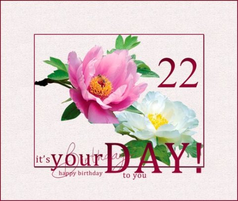 E-card Verjaardag 20-29 jaar