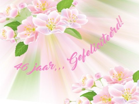 E-card Verjaardag 40-49 jaar