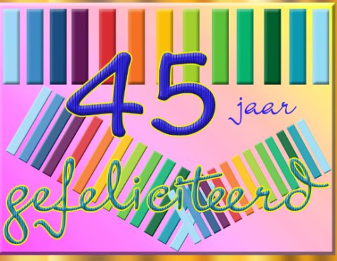 E-card Verjaardag 40-49 jaar