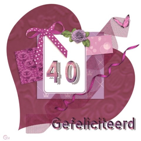 E-card Verjaardag 40-49 jaar