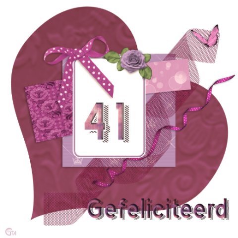 E-card Verjaardag 40-49 jaar