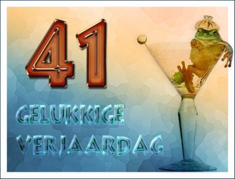 E-card Verjaardag 40-49 jaar