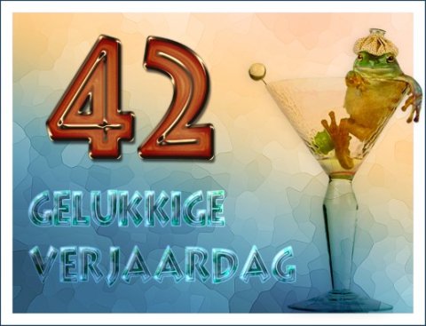 E-card Verjaardag 40-49 jaar
