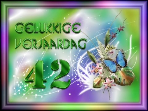 E-card Verjaardag 40-49 jaar