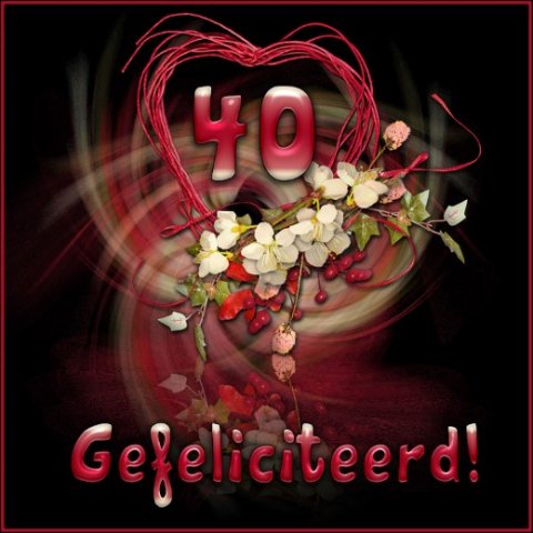 E-card Verjaardag 40-49 jaar