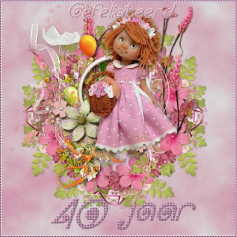E-card Verjaardag 40-49 jaar
