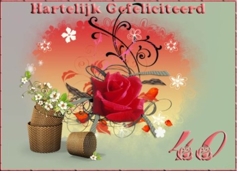 E-card Verjaardag 40-49 jaar