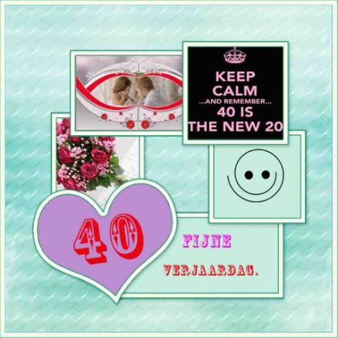 E-card Verjaardag 40-49 jaar