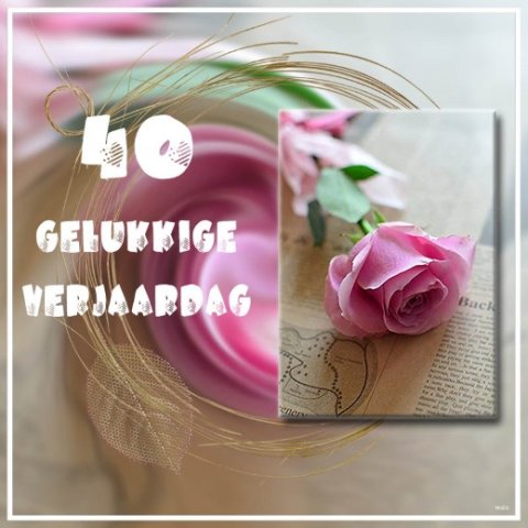 E-card Verjaardag 40-49 jaar
