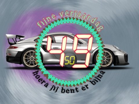 E-card Verjaardag 40-49 jaar