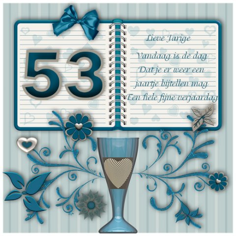 E-card Verjaardag 50-59 jaar